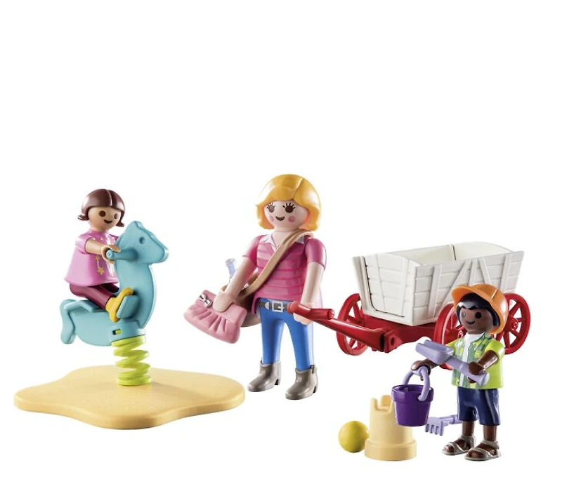 Playmobil - Starter Pack Nourrice avec enfants