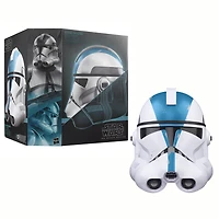 Star Wars The Black Series, casque électronique premium de soldat clone (501e Legion), article de cosplay pour adultes