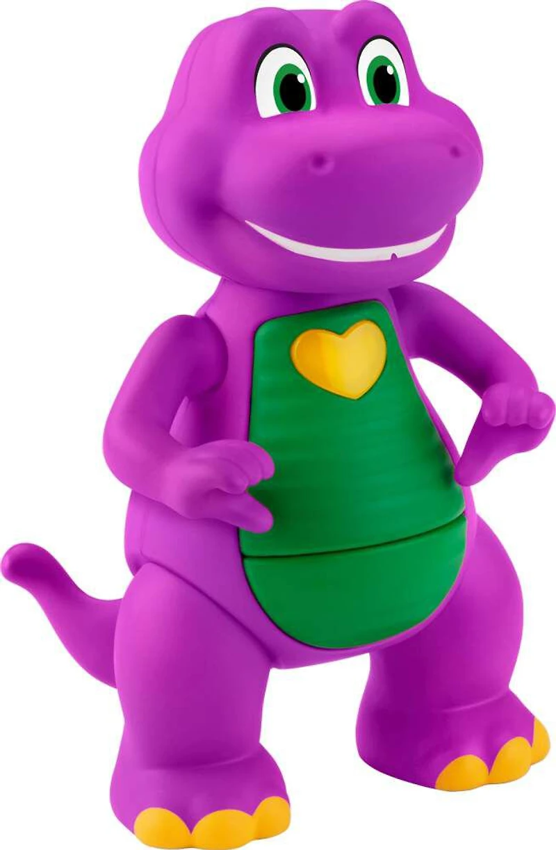 Fisher-Price-Barney Mains en Cur-figurine musicale avec lumières
