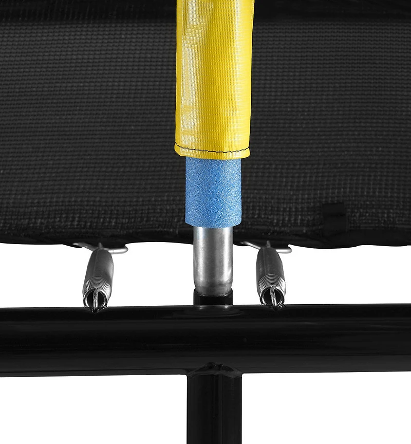 Upper Bounce Easy Assemble Mega 9' X 15' Rectangular Trampoline, with Fiber Flex Enclosure System