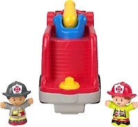 Little People Helping Others Fire Truck Toy - English & French Edition
