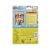 Marvel Legends Series Retro 375 Collection, figurine articulée de collection Wolverine de 9,5 cm