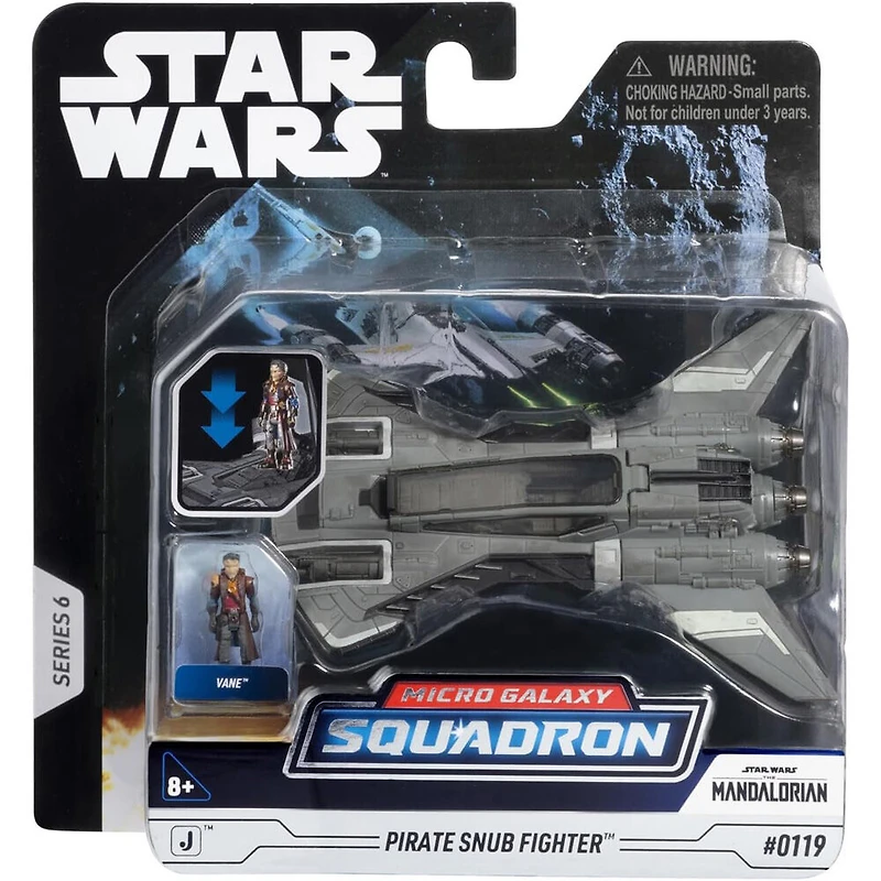 Star Wars Micro Galaxy Squadron 3" Véhicule - Pirate Snub Fighter