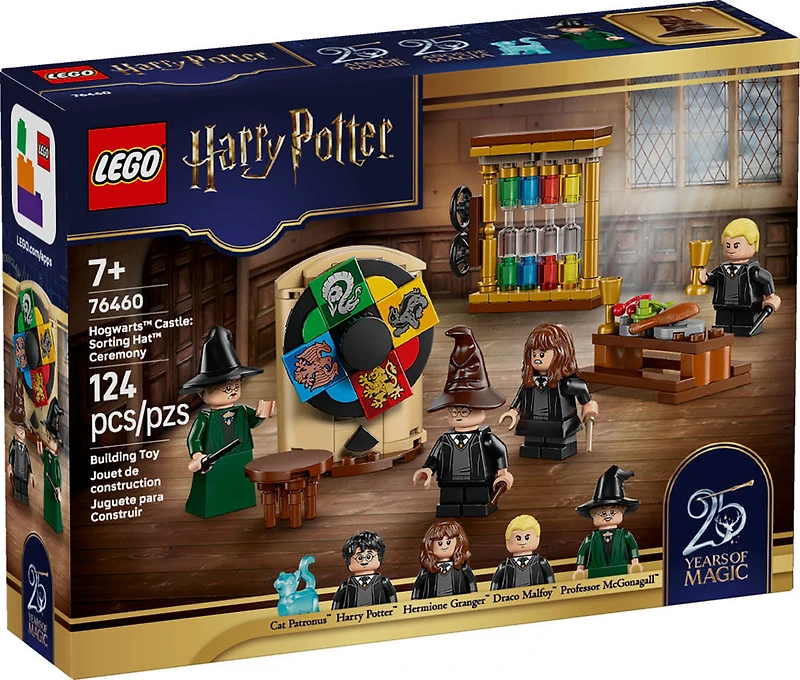 LEGO Harry Potter Le Château de Poudlard : la Cérémonie du Choixpeau - Ensemble de Construction avec 4 Figurines 76460