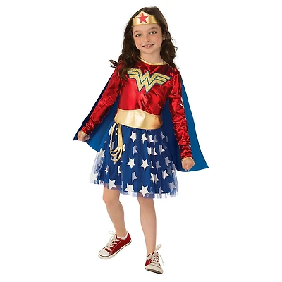 DC Comics Wonder Woman Deluxe Tutu Costume Size Medium (8-10)