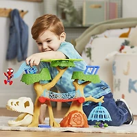 Marvel Spidey and His Amazing Friends Dino-Webs Treehouse Super Hero Playset