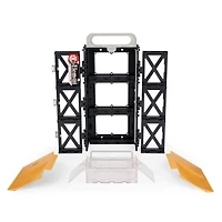 Tech Deck, Play and Display, Coffret rampe transformable et mallette de transport avec fingerboard exclusif