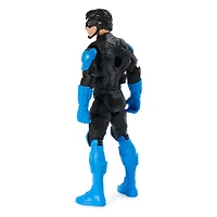 DC Comics, Figurine articulée Nightwing avec 2 accessoires mystère, 10 cm