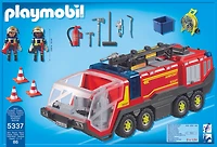 Playmobil - Pompiers avec véhicule aéroportuaire