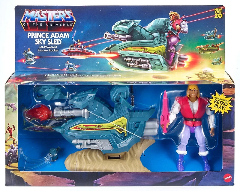 Masters of the Universe - Origins - Véhicule Sky Sled du Prince Adam