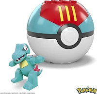 Coffret de construction Kaiminus Pokémon MEGA avec 30 pièces et Pokéball