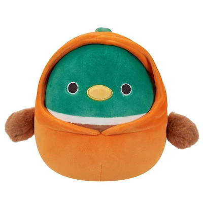 Squishmallows 7.5" - Avery le canard colvert en costume de citrouille