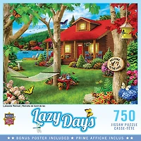 Casse-Tête De "Lazy Days" 750PC - "Lakeside Retreat"