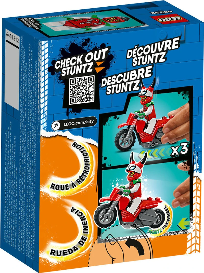 LEGO City Reckless Scorpion Stunt Bike 60332 Building Kit (15 Pieces)