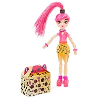 Twisty Girlz, Series 2, Queen Gleam Transforming Doll to Collectible Bracelet with Mystery Twisty Petz