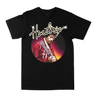 Jimi Hendrix- Circle Black T-Shirt