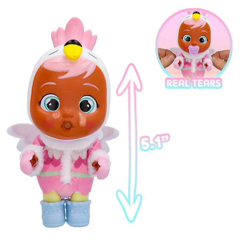 Cry Babies Magic Tears Icy World - Série Keep Me Warm | 8 Surprises, accessoires, poupée surprise - Super cadeau pour les enfants à partir de 3 ans