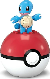 MEGA Pokémon Figurine articulée Carapuce, Pokéball (17 pièces)