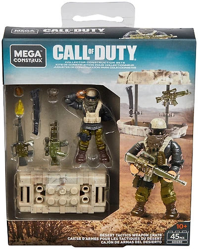 Mega Construx - Call of Duty - Caisse d'armes pour les tactiques du désert