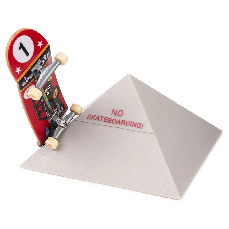 Tech Deck, Street Hits, Mini-planche Chocolate Skateboards avec obstacle pyramide