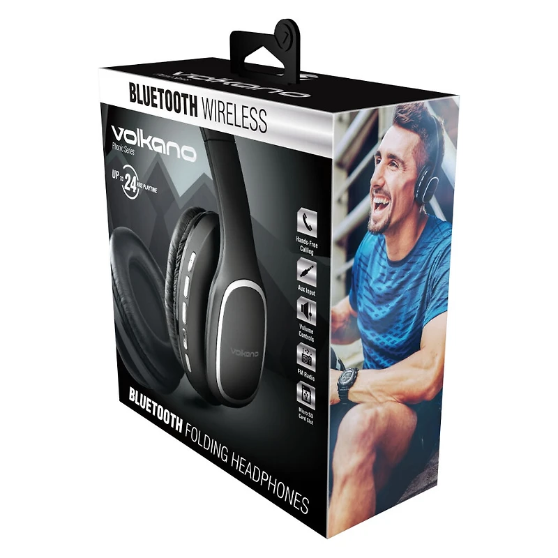 Volkano Phonic Series Headphones Black - English Edition
