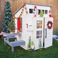 KidKraft Modern Outdoor Playhouse-White