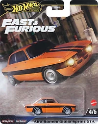Hot Wheels Cars, Premium Fast & Furious Alfa Romeo Guilia Sprint GTA