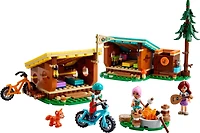 LEGO Friends Adventure Camp Cozy Cabins Camping Toy Set, Nature Playset for Pretend Play 42624