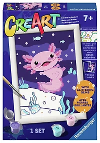 CreArt RNA Axolotl - Peinture par numéros