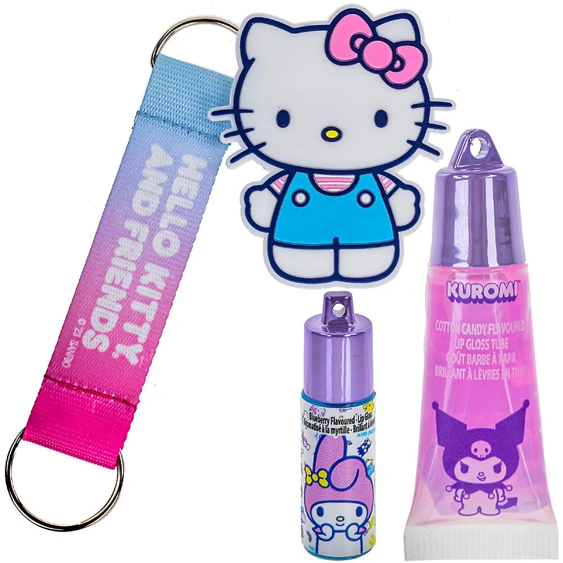 Porte-clés Gloss à lèvres Hello Kitty