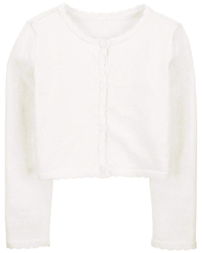 Carter's Button Front Cardigan Ivory