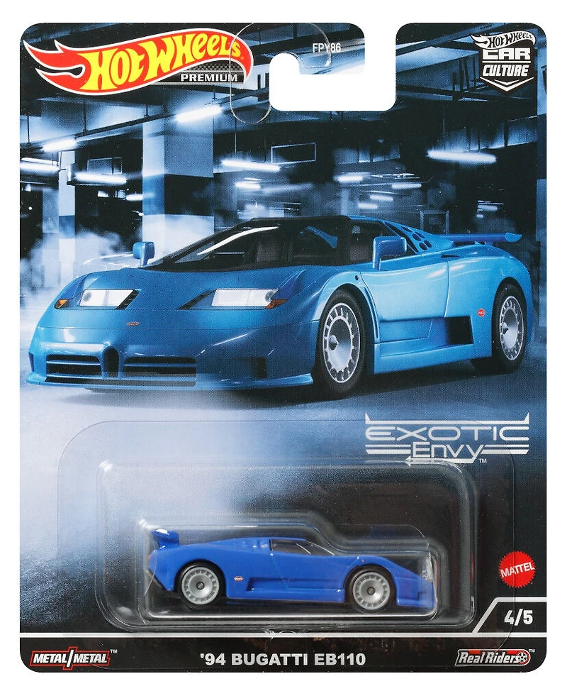 Hot Wheels Car Culture Circuit Legends 94 Bugatti EB110 Vehicle