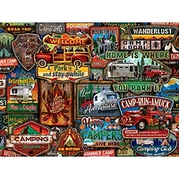Masterpieces Puzzle Company Greetings From - The Lake 550 Piece Puzzle - English Edition