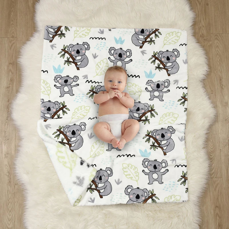 Baby's First by Nemcor Reversible Ultimate Sherpa Baby Blanket