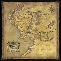 The Noble Collection The Lord of the Rings Map of Middle-earth casse-tête de 1000 pièces - Édition anglaise