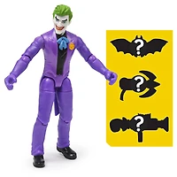 BATMAN, Figurine articulée THE JOKER de 10 cm avec 3 accessoires mystère