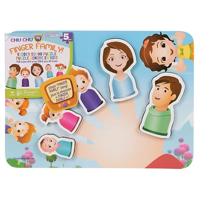 Puzzle musical en bois Five Finger Famil