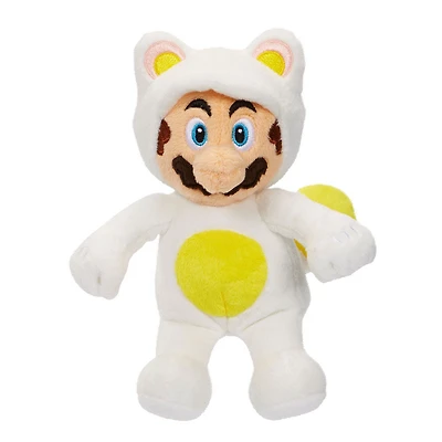 Monde de Nintendo - Mario Bros. U - Peluche - White Tanooki Mario