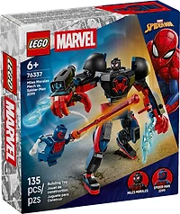 LEGO Marvel Miles Morales Mech vs. Spider-Man 2099 Building Toy for Kids, Ages 6+ - 76337