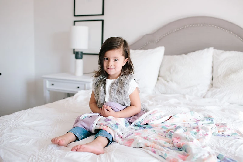 Copper Pearl Couverture À Trois Couches Bloom