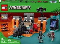 LEGO Minecraft La Bataille des Withers - Cadeau de Jeu de Simulation pour Joueur, Ensemble de Construction avec Jouet d'Établi 21590
