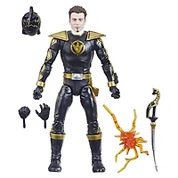 Power Rangers Lightning Collection, Dino Tonnerre Ranger Noir, figurine articulée premium de 15 cm de collection