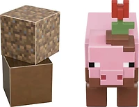 Minecraft Craft-A-Block Assortment Figures, Authentic Character Based on the Video Game