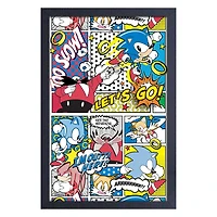 11X17 Framed Print-Sonic-Comic