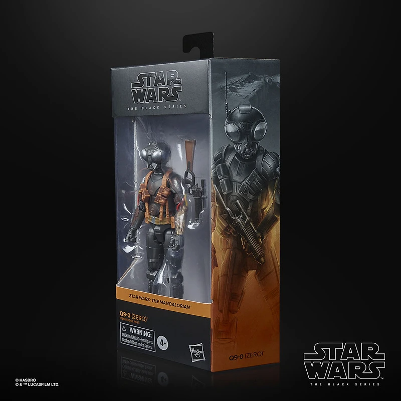 Star Wars The Black Series, Q9-0 (ZERO), figurine de 15 cm avec accessoires, The Mandalorian