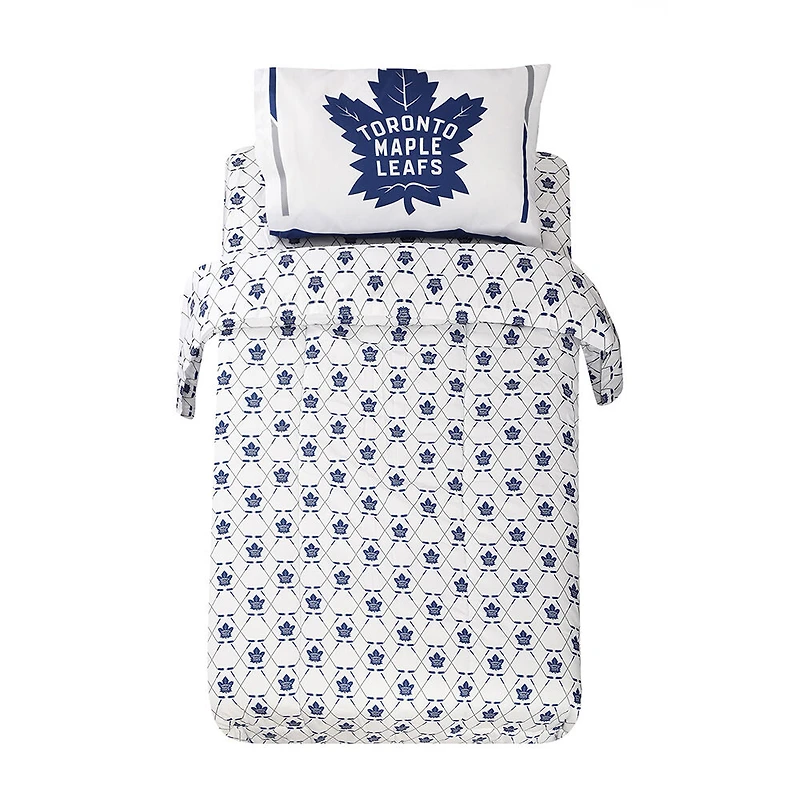 NHL Toronto Maple Leafs 4-Piece Twin Bedding Set