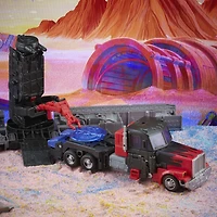 Transformers Generations Legacy Series, figurine Laser Optimus Prime classe Leader de l'univers G2