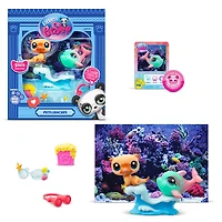 Littlest Pet Shop Petfluencers Aquarium Shell-Fie - Notre exclusivité