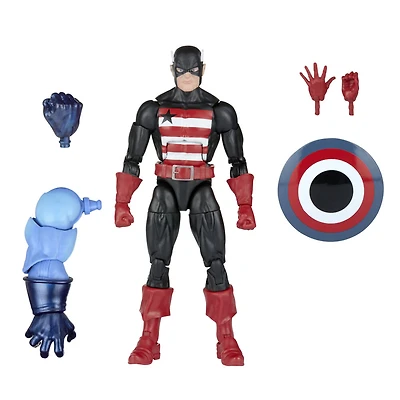 Marvel Legends Series, figurine de collection de 15 cm U.S. Agent inspirée des BD classiques avec 1 accesoire et 2 pièces Build-a-Figure