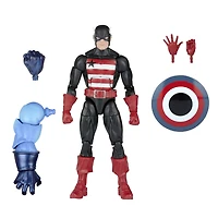 Marvel Legends Series, figurine de collection de 15 cm U.S. Agent inspirée des BD classiques avec 1 accesoire et 2 pièces Build-a-Figure